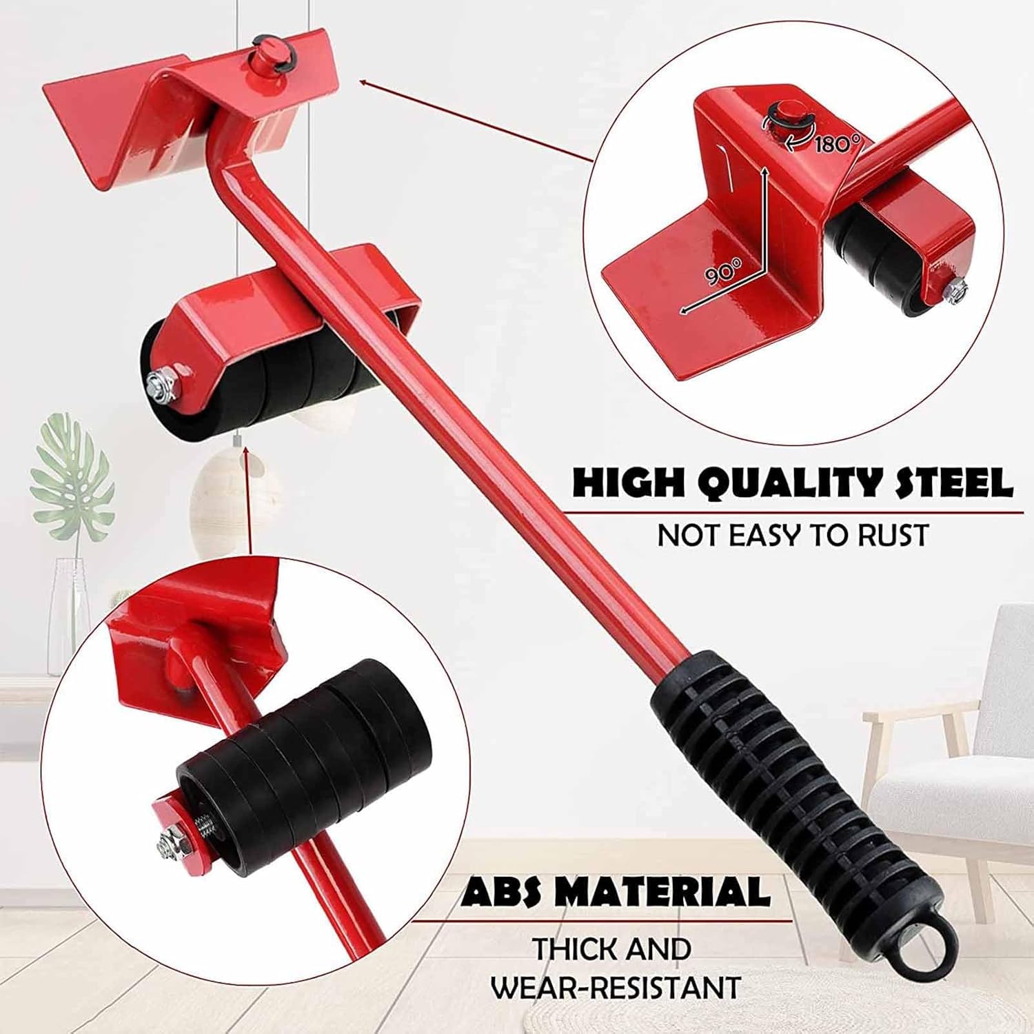 Miniatura 2 de Kit Gato Elevador Deslizamiento Muebles